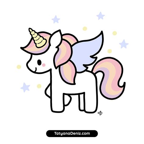 easy unicorn drawing